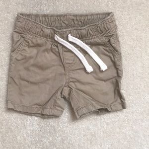 0-3 month khaki shorts